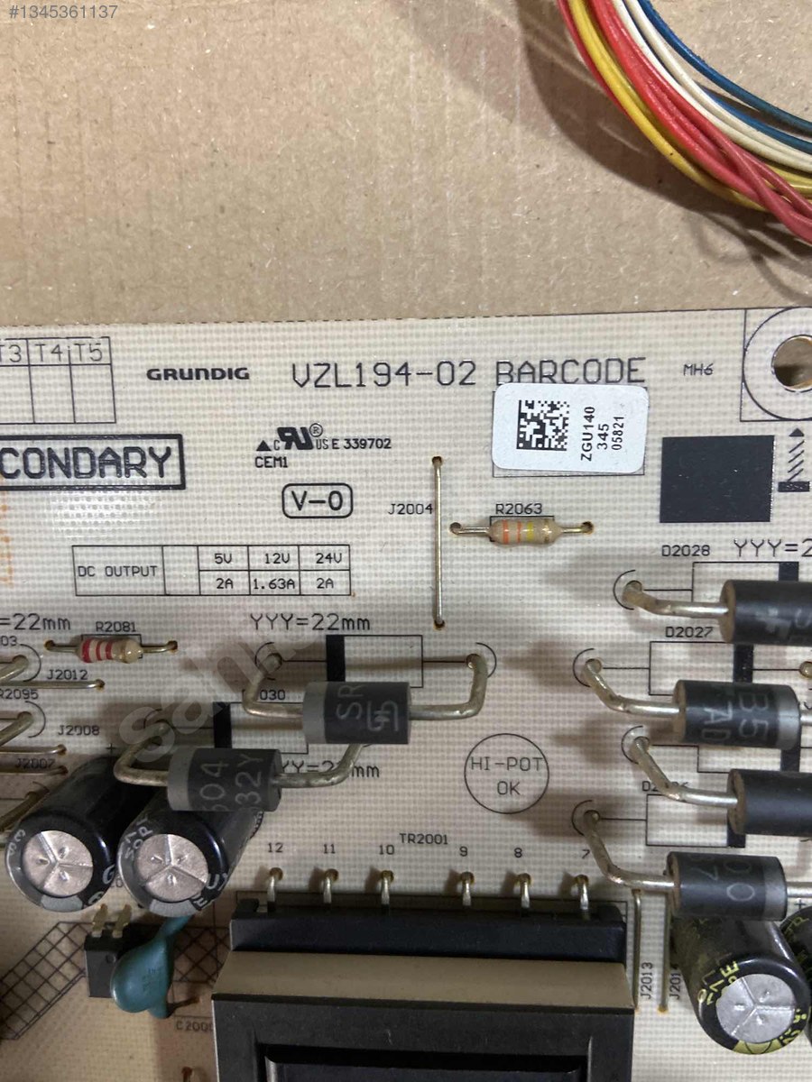 Vzl194-02 Beko 32 b32lb5313 besleme